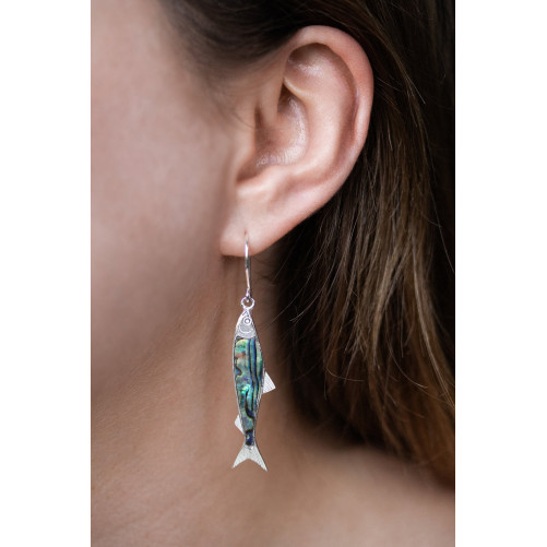 Cisco fish earrings